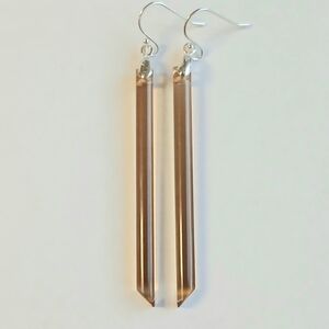 Yellow Quartz Gemstone Earrings with 925 Sterling Silver Findings